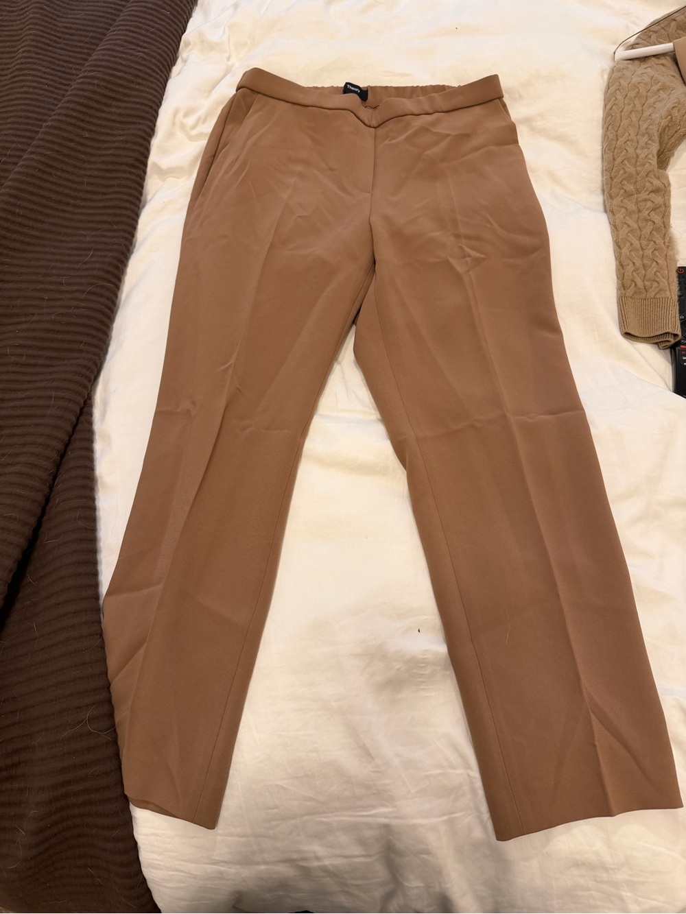 Theory Tan Dress Pants